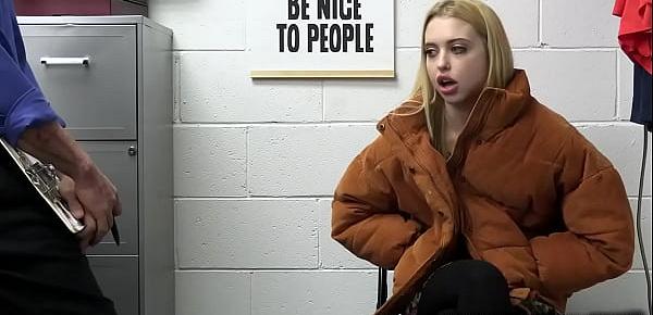 Blondies on their knees sucking big cock